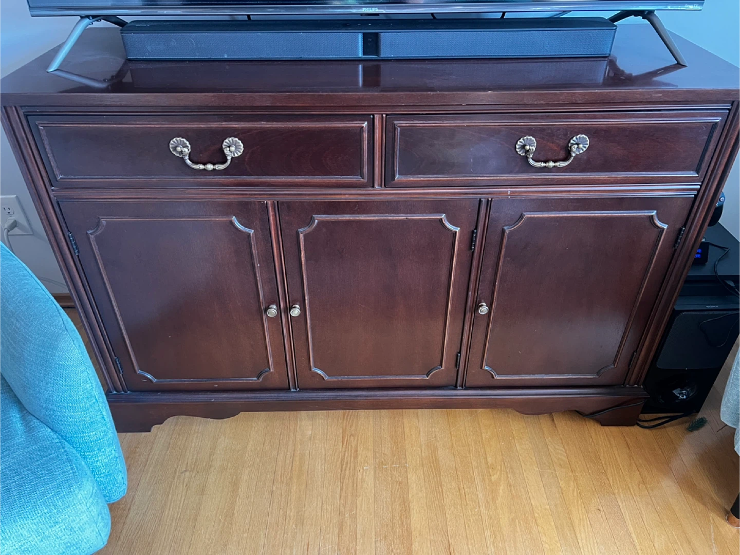 Knechtel Solid Cherry Wood Sideboard / Buffet