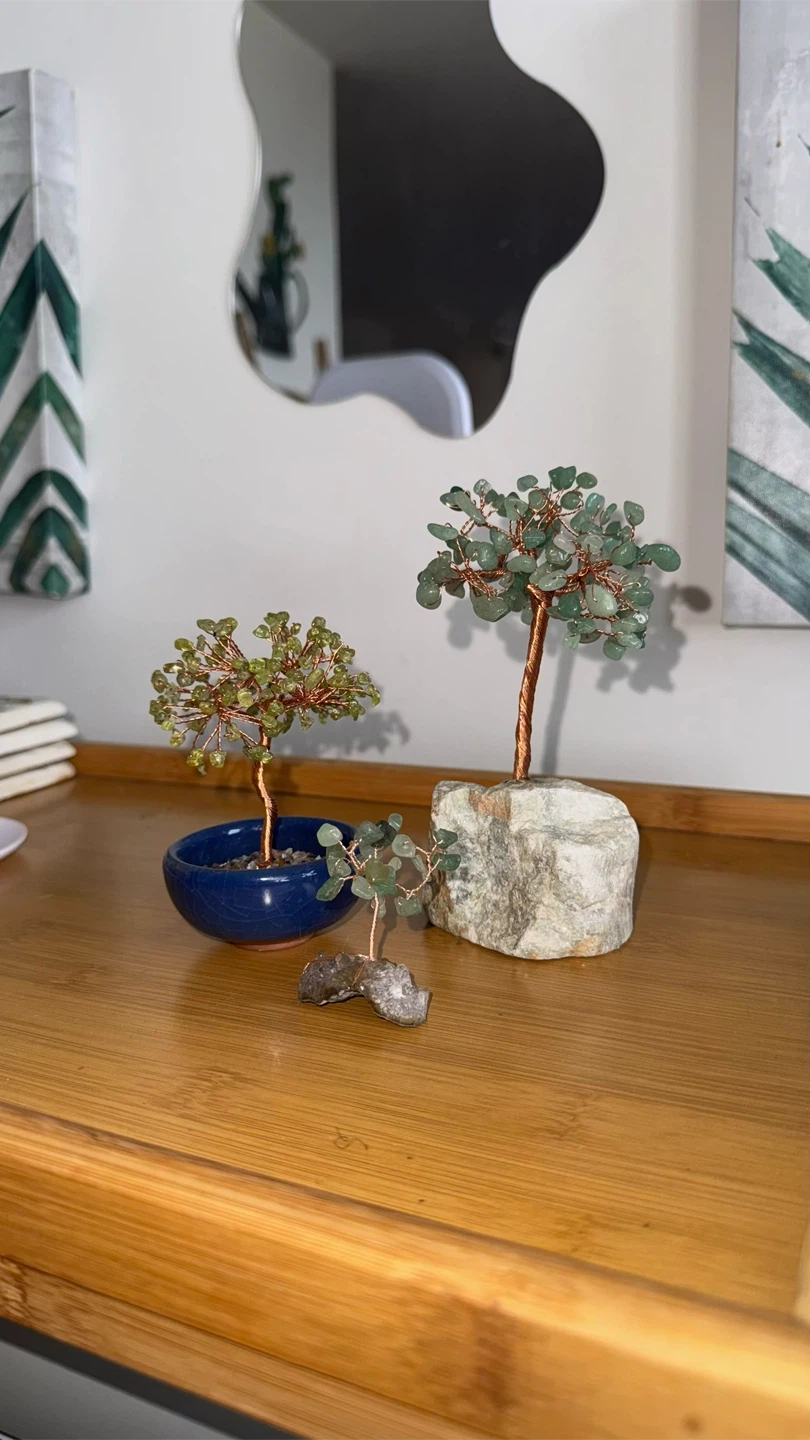 Crystal Copper Wire Trees