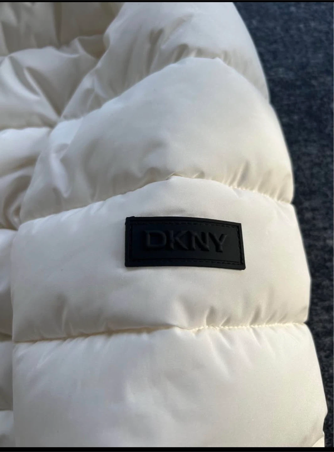 DKNY White Puffer Jacket with Hood - photo 4