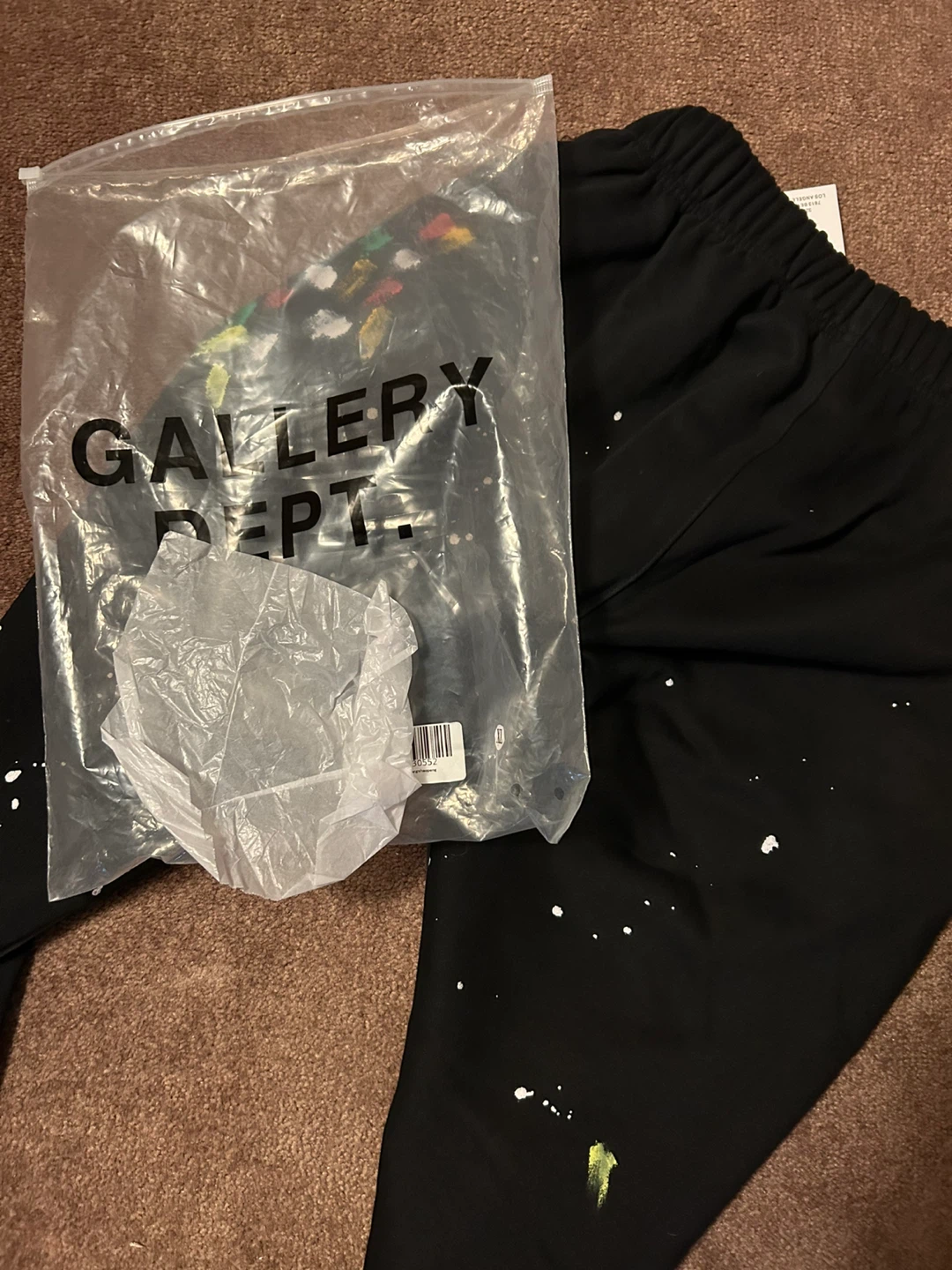 Gallery Dept. Black Painted Sweatpants - photo 4