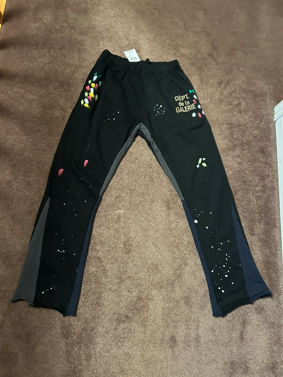 Gallery Dept. Black Painted Sweatpants