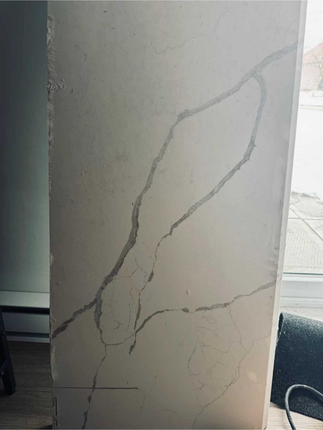 Countertop Quartz Slab 18x 37.5 " cutting/polish included - photo 4