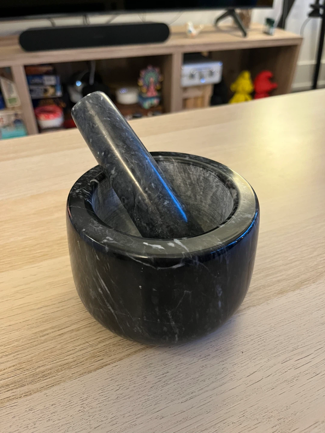 Marble Mortar and Pestle