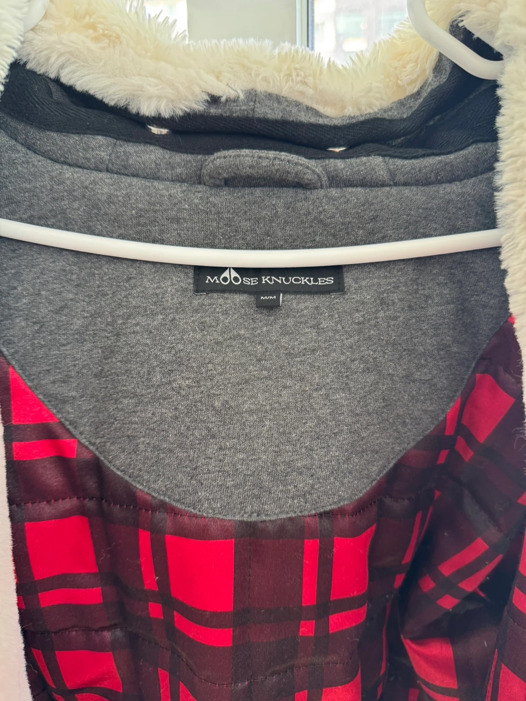Moose Knuckles Grey Zip-Up Hoodie - photo 3