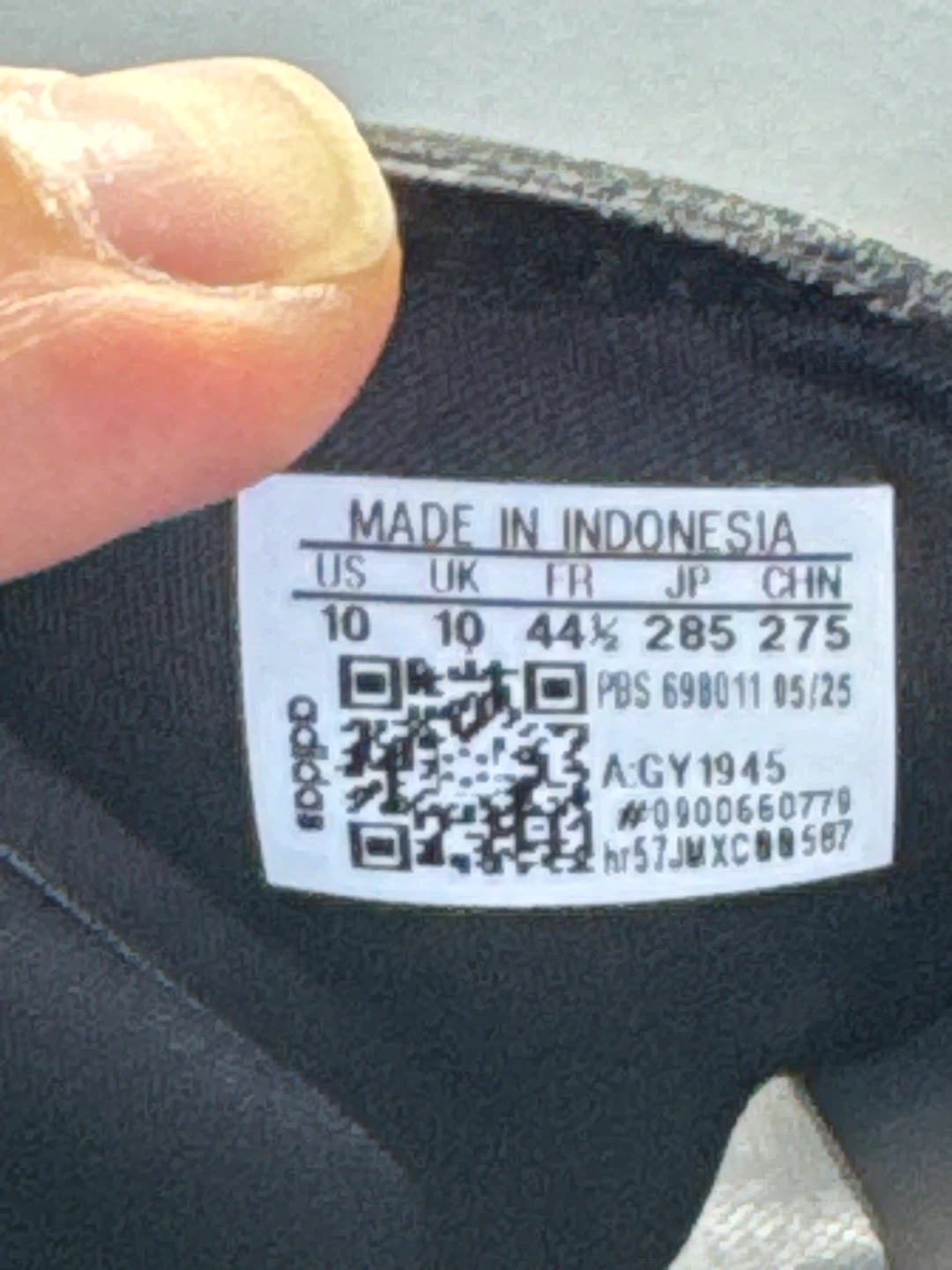 Adidas Adilette Comfort Slides - Black/White - Size 10 - photo 2