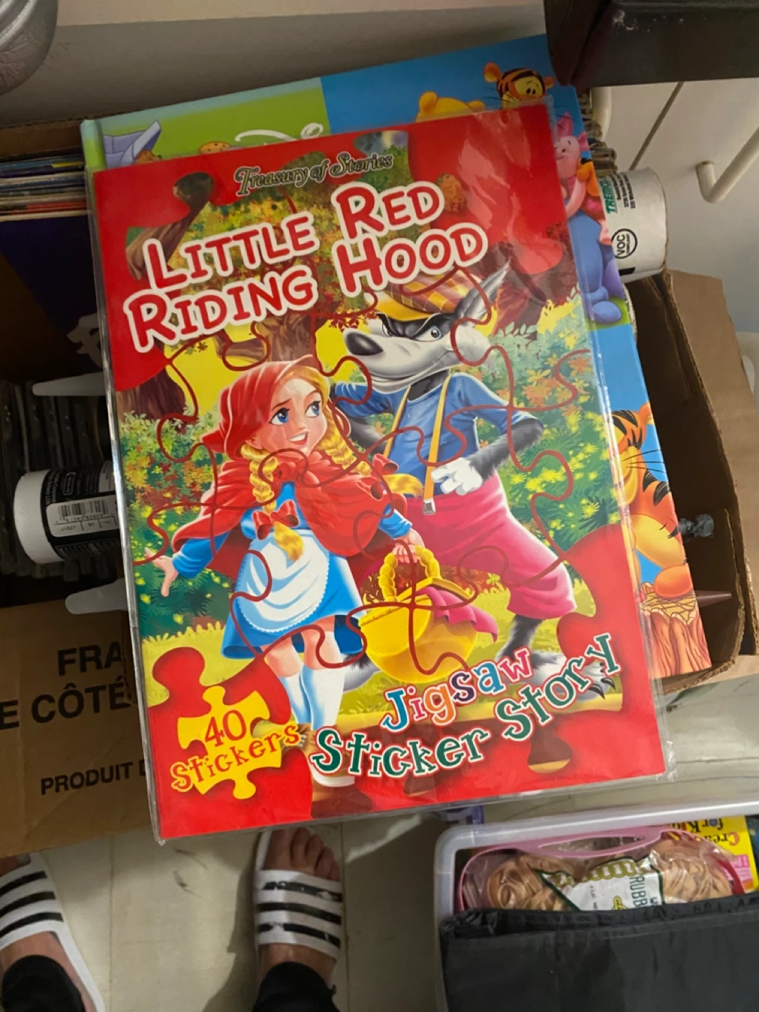 Little Red Riding Hood Jigsaw Sticker Story Book