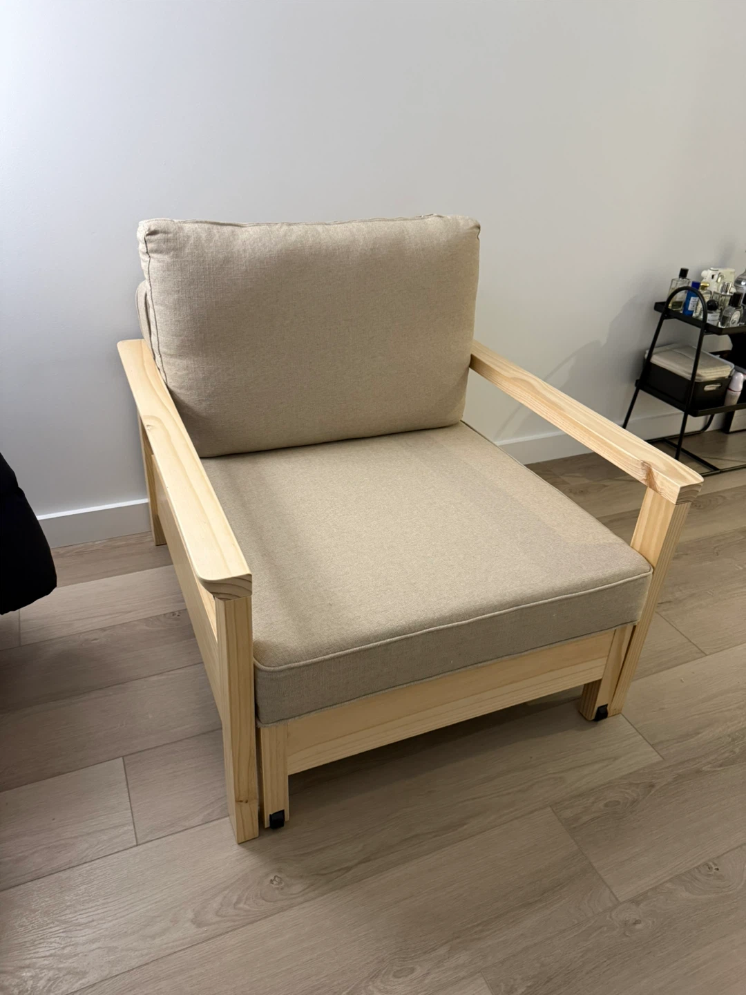 Beige Extendable Chair - photo 2