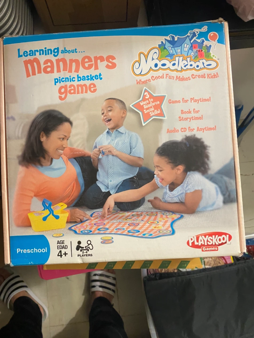 Noodletown Manners Picnic Basket Game by Playskool