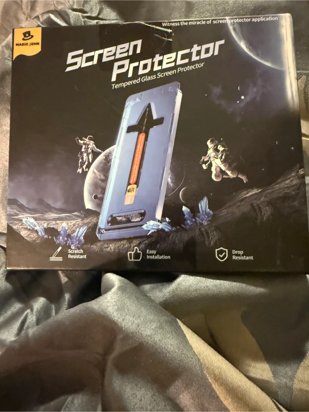 Magic John 2 Pack iPhone 15 Pro Tempered Glass Screen Protector