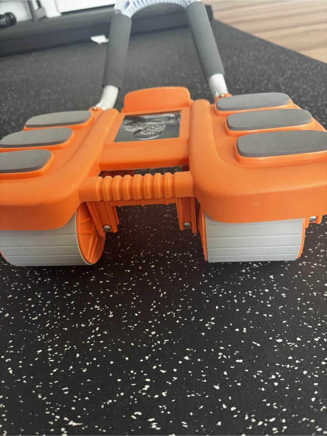 Orange 4-Wheel Ab Roller with Elbow Support - photo 4