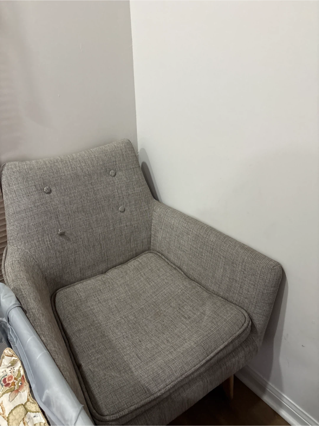Grey Accent Chair - photo 3