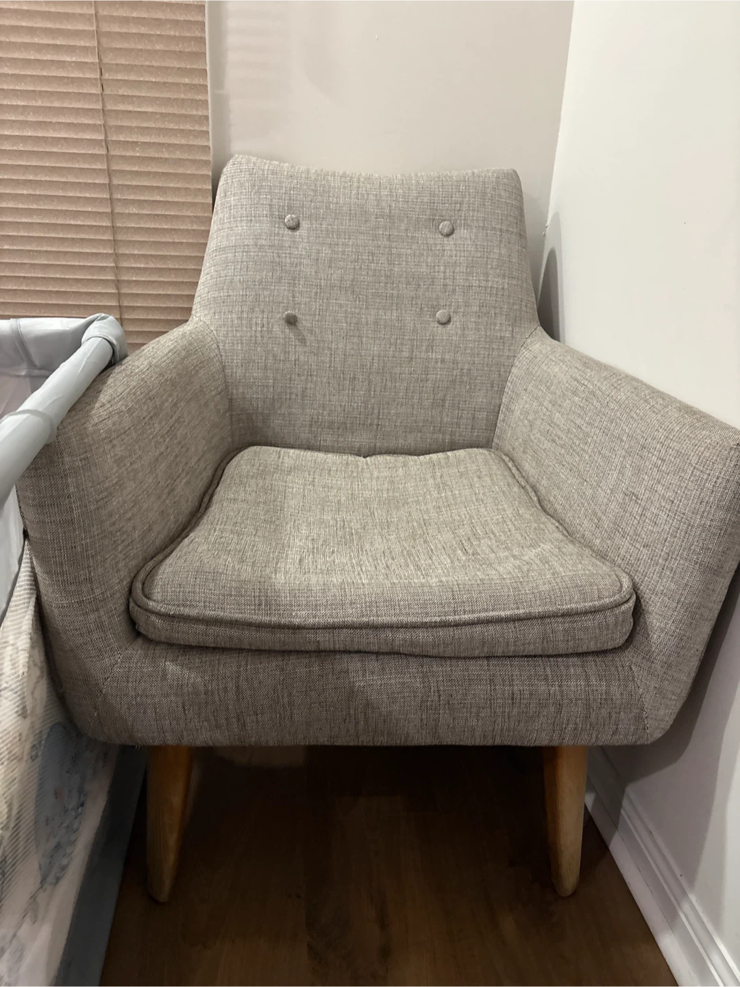 Grey Accent Chair