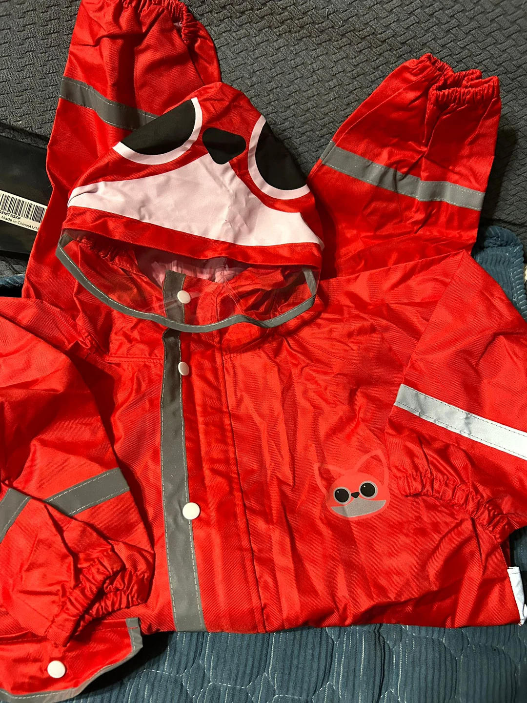 New Toddler Kabsit Red Rain Suit - photo 5