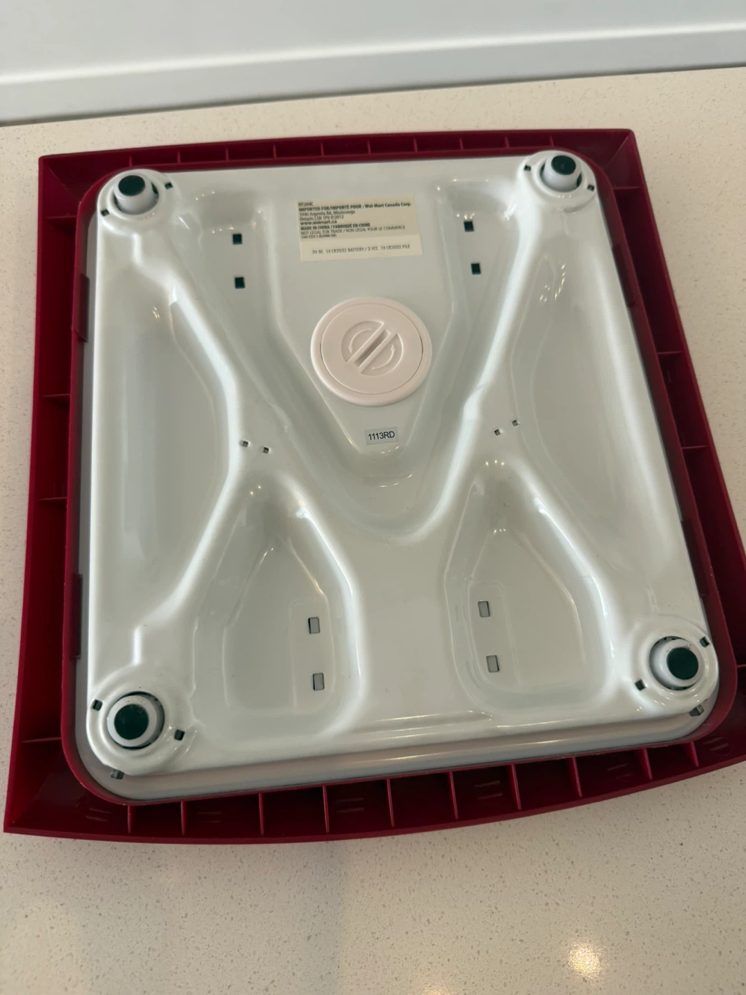 Hometrends Digital Scale - Red - photo 3