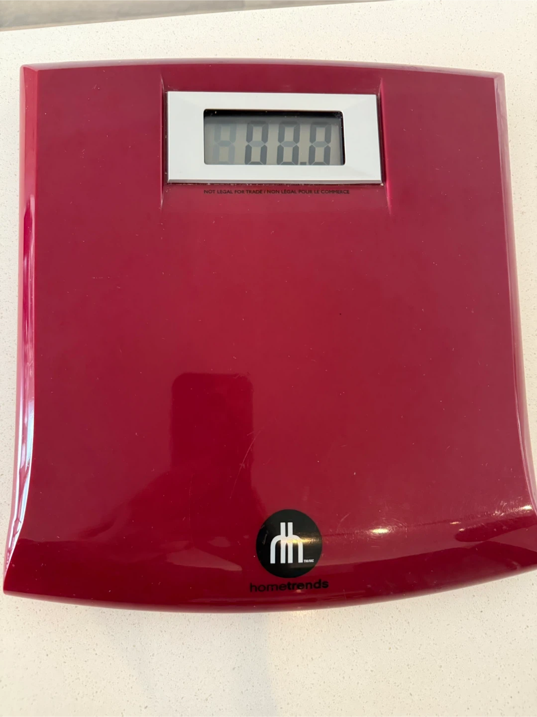 Hometrends Digital Scale - Red - photo 2