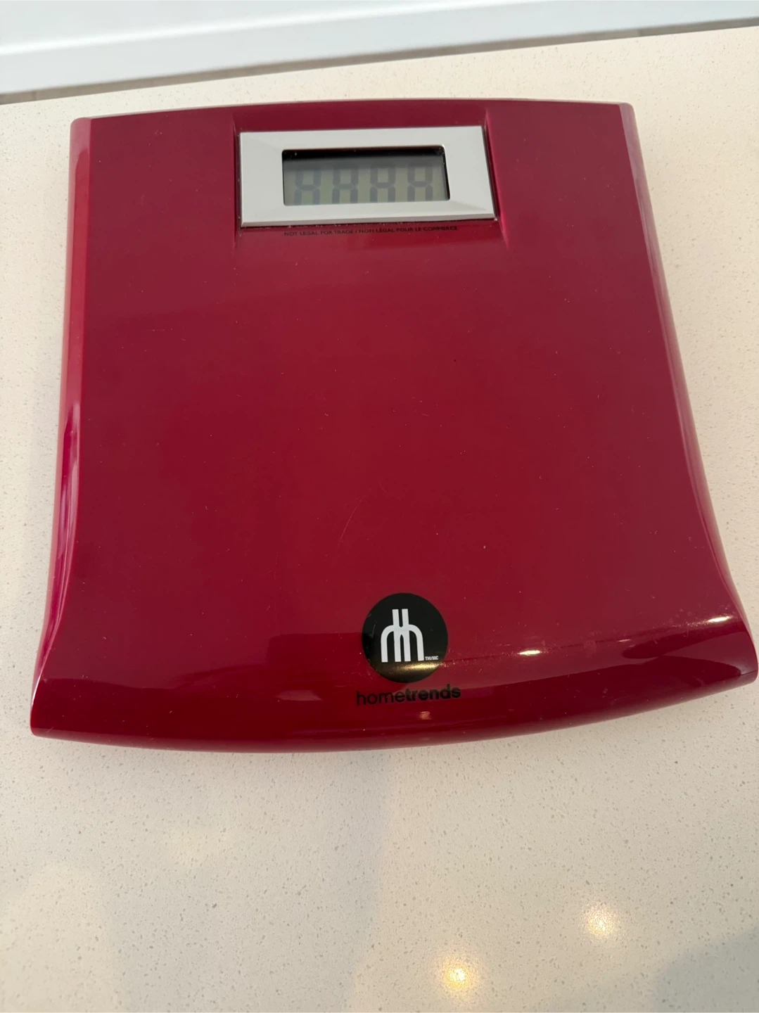 Hometrends Digital Scale - Red