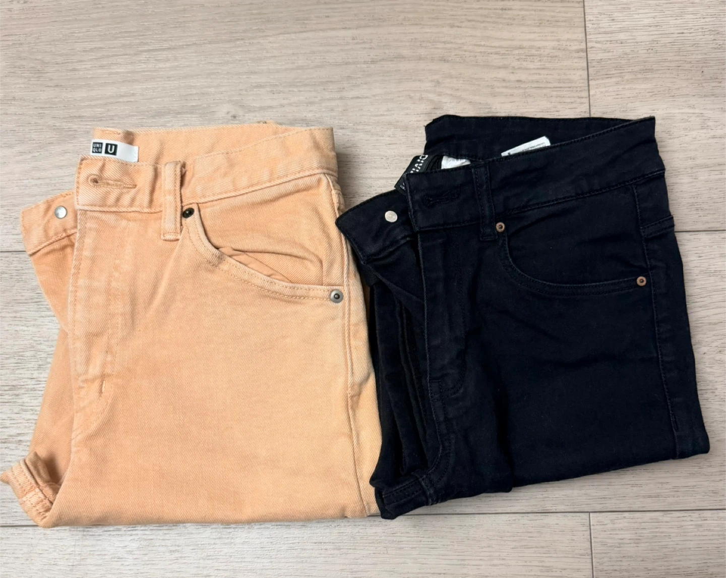Ladies Jeans Size S-XS Peach & Black - photo 2