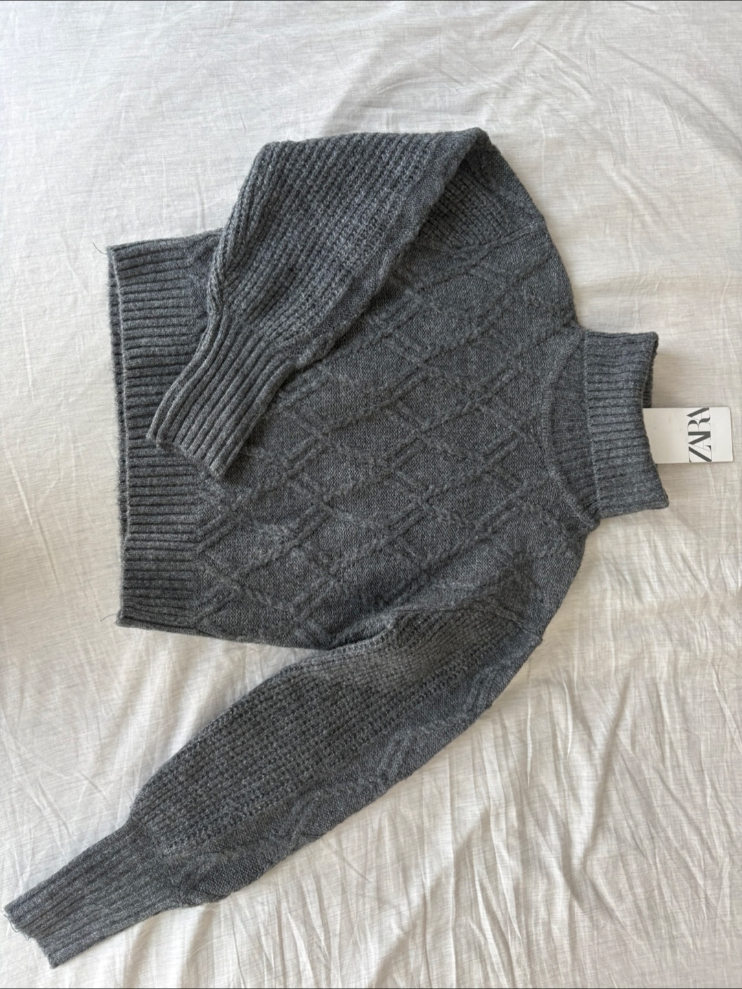 Zara Grey Turtleneck Sweater - photo 3