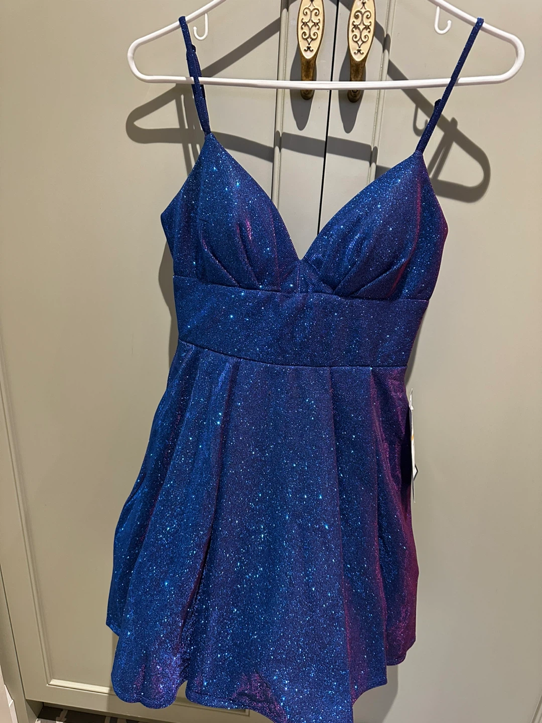 Macy's Blue Party Dress Size 7/8