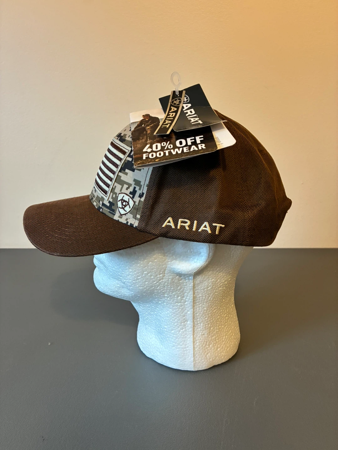 Ariat American Flag Digital Camo Baseball Cap - photo 2