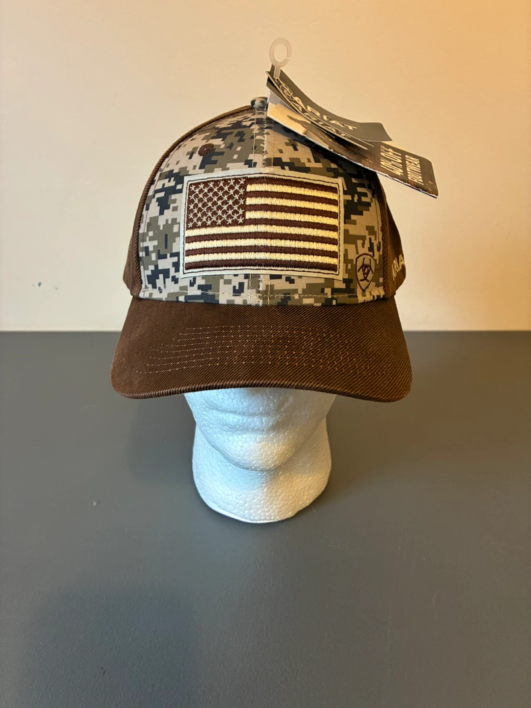 Ariat American Flag Digital Camo Baseball Cap
