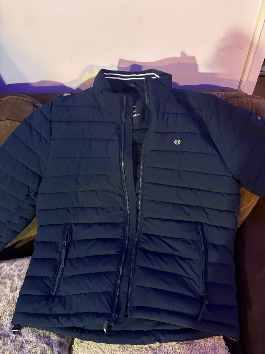 Champion Puffer Jacket Size M