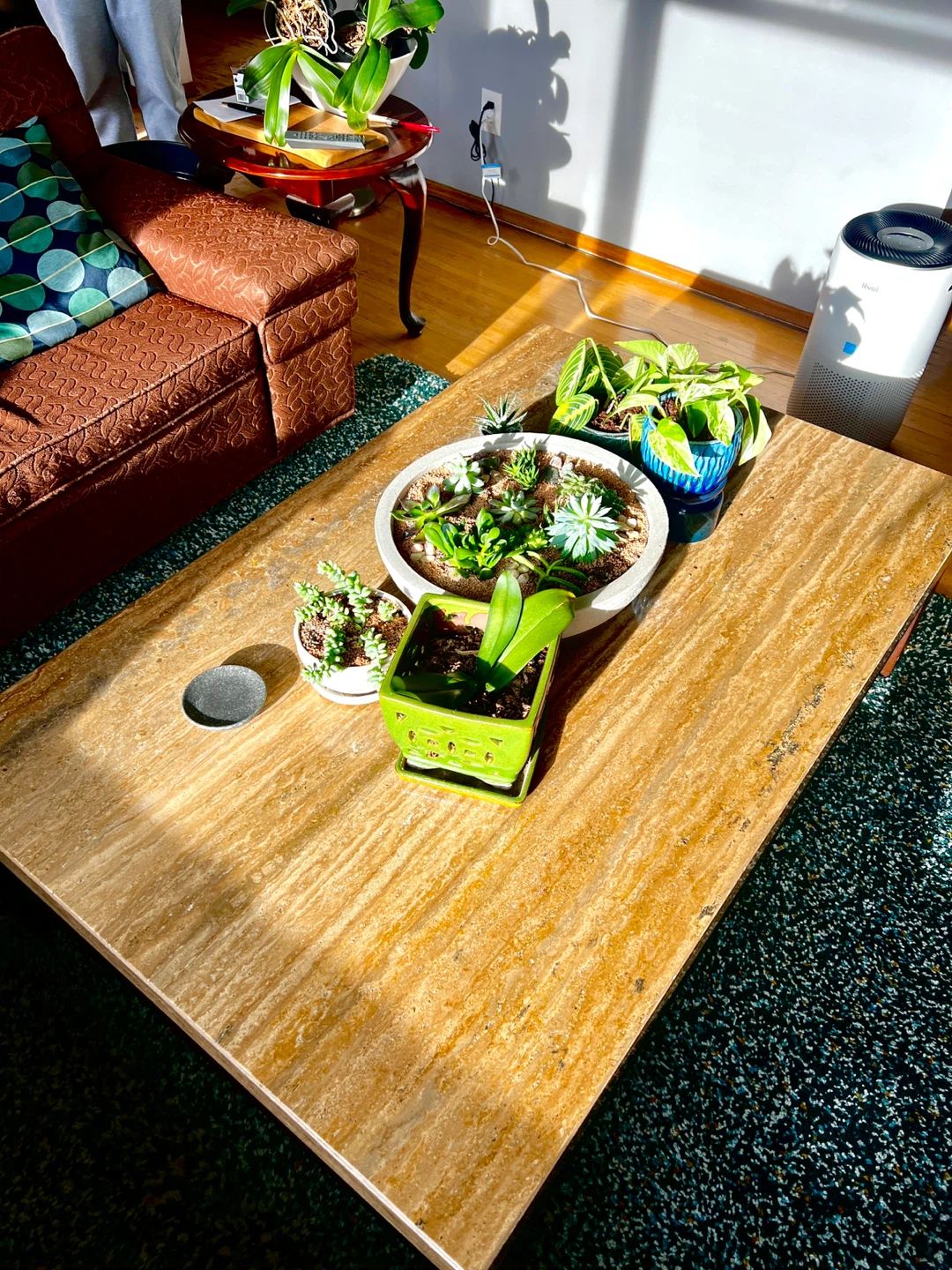 Solid Marble Coffee Table | Statement Luxury Piece