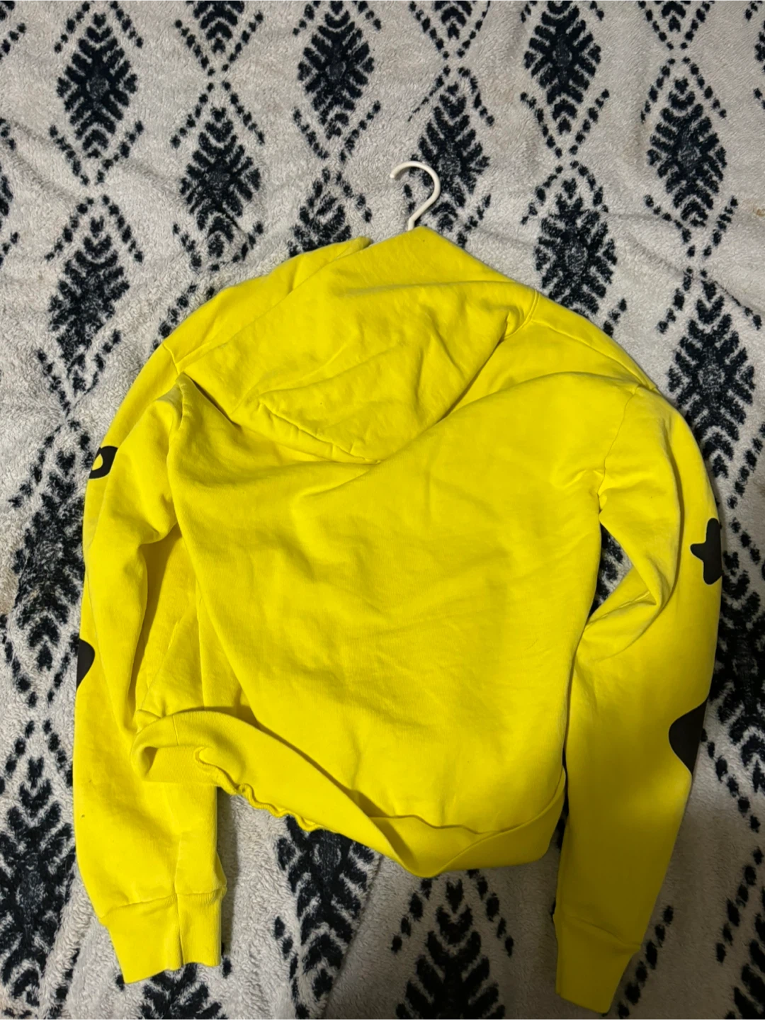 Yellow spider hoodie - photo 2