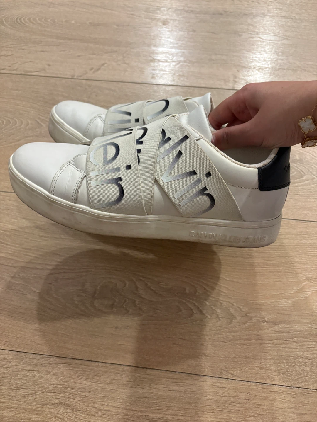 Calvin Klein Jeans White Slip-On Sneakers - photo 2