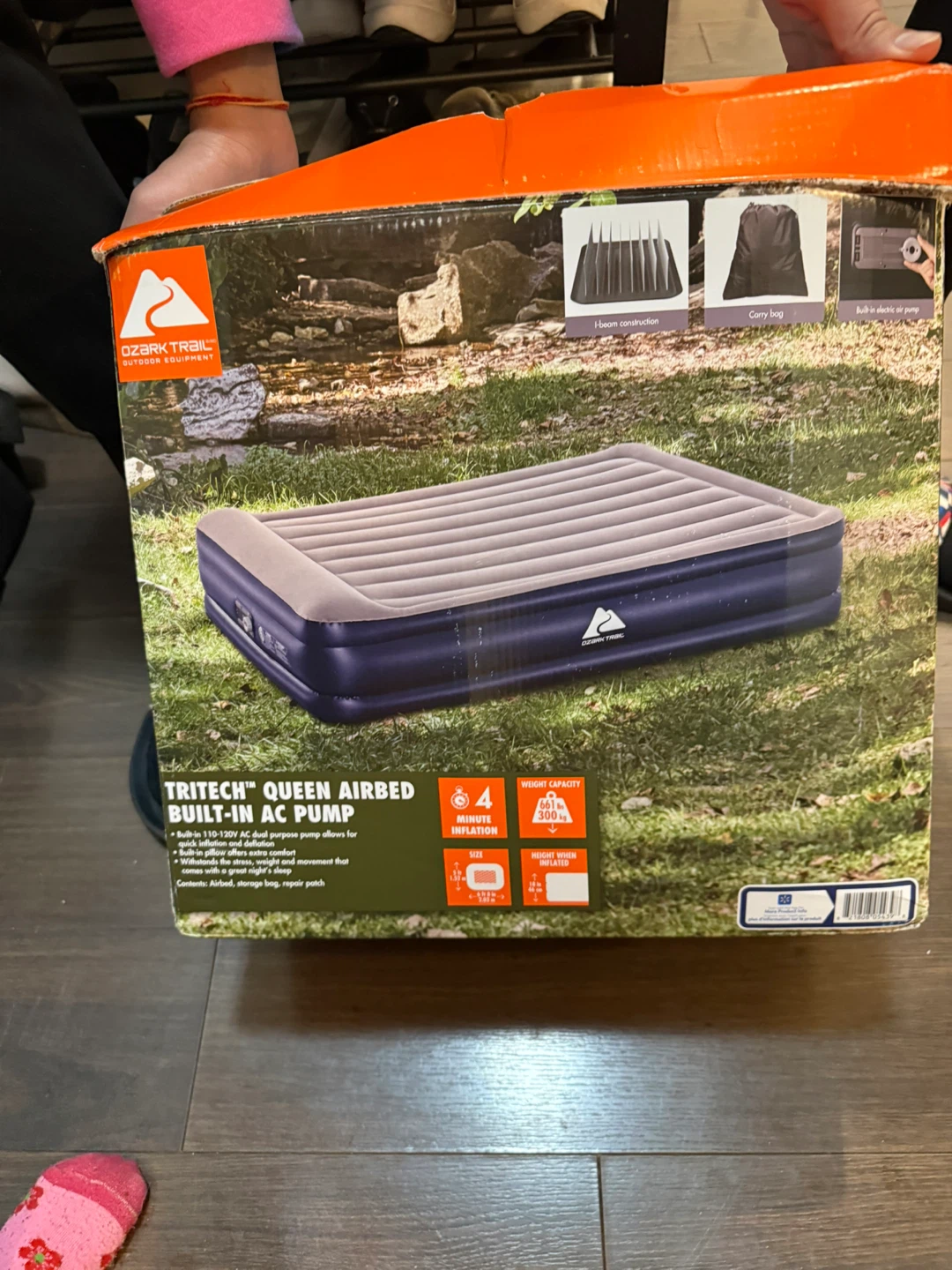 Ozark Trail Tritech Queen Airbed with Built-in AC Pump - photo 3