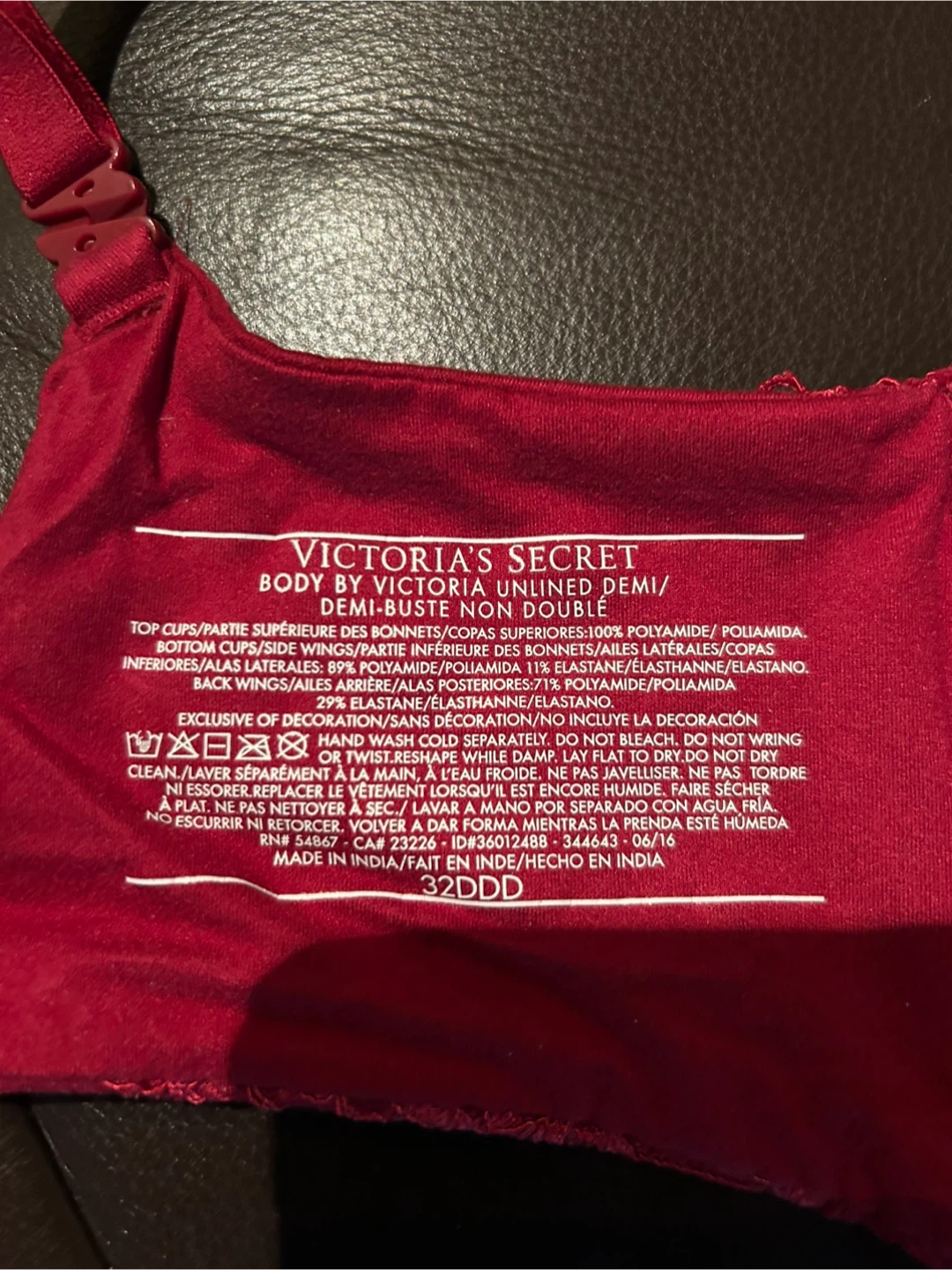 Victoria's Secret Unlined Demi Bra 32DDD - photo 2