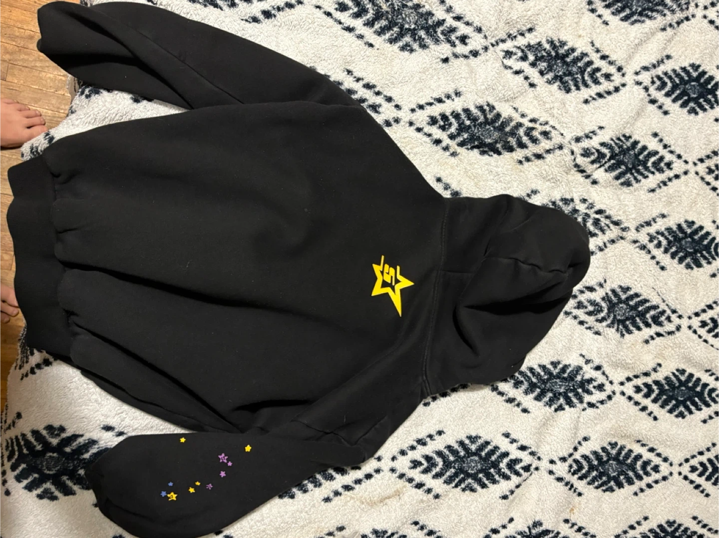 Black Graphic spider hoodie - photo 2