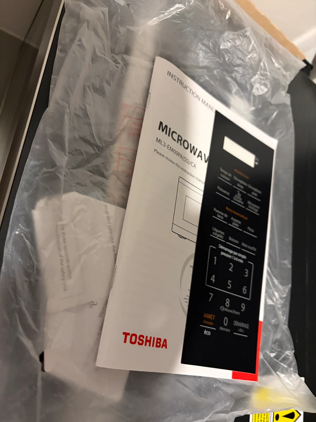 Toshiba Countertop Microwave, Stainless Steel, 900W - photo 5