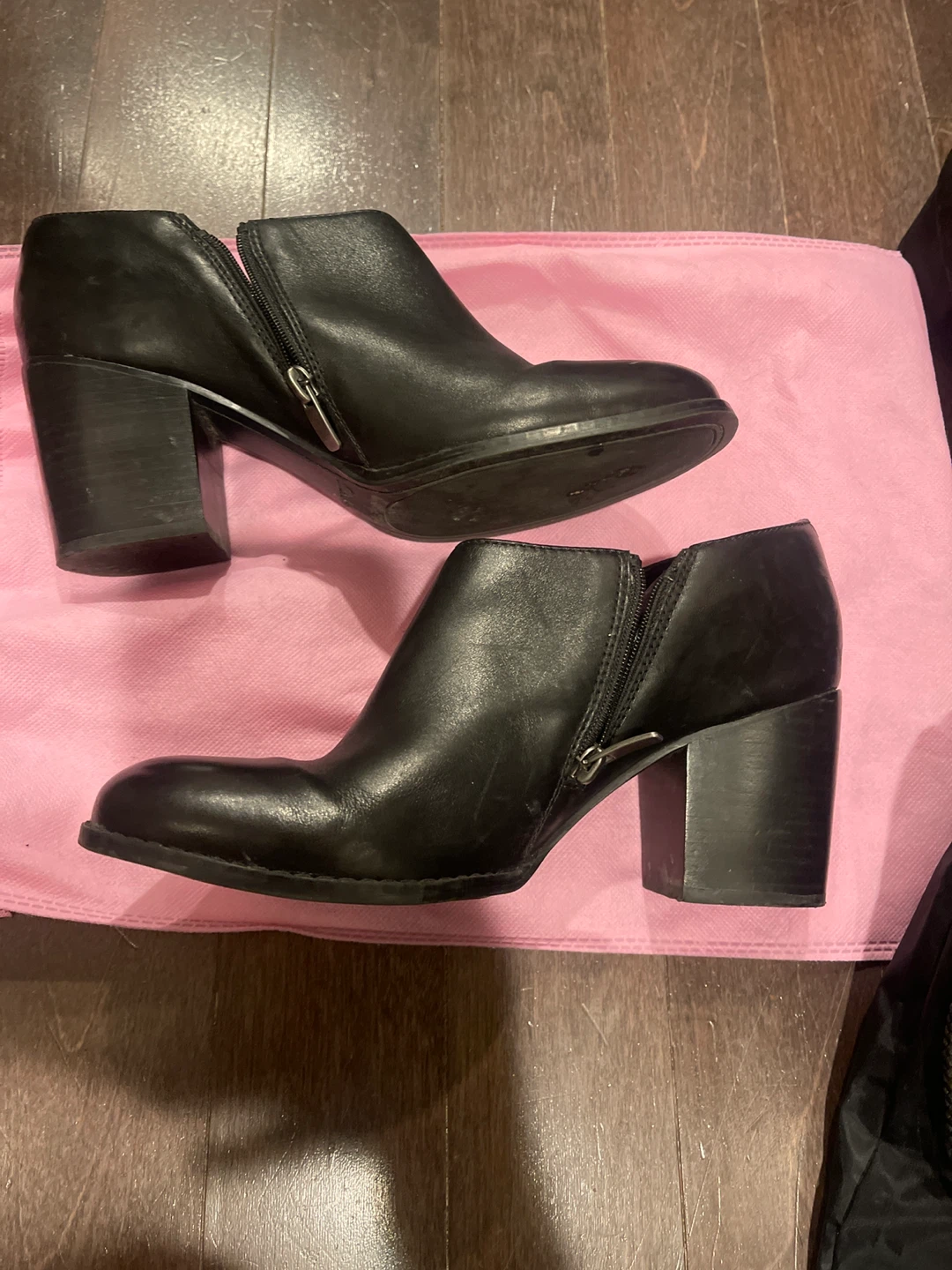 Clarks Black Leather Ankle Boots - photo 3