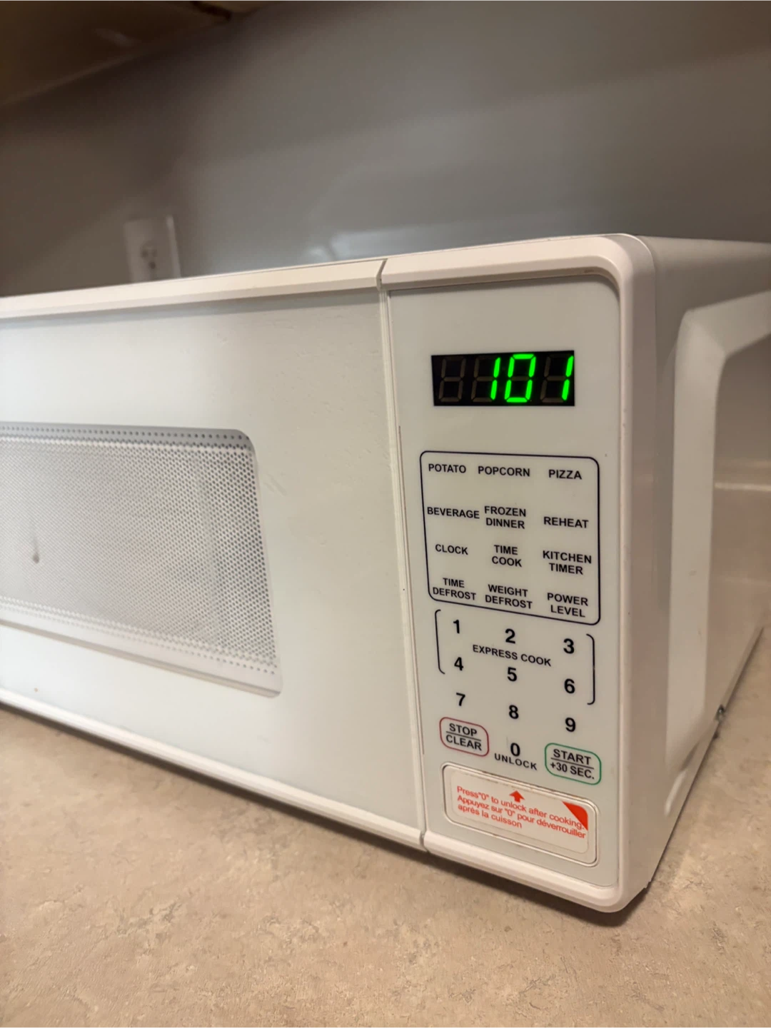 White Microwave Oven