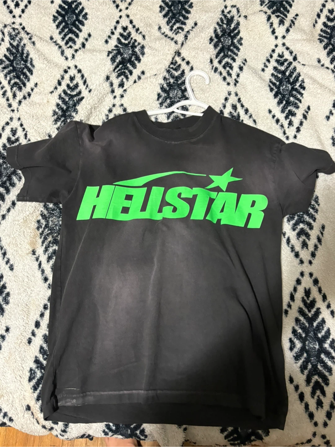 Authentic Hellstar T-Shirt - Black/Neon Green