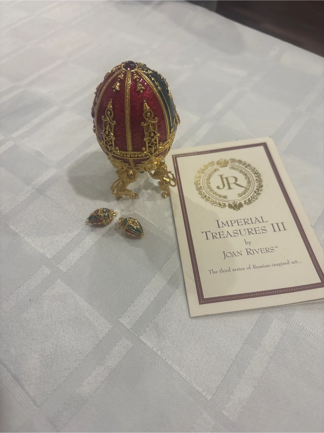 Joan Rivers Imperial Treasures III Decorative Egg