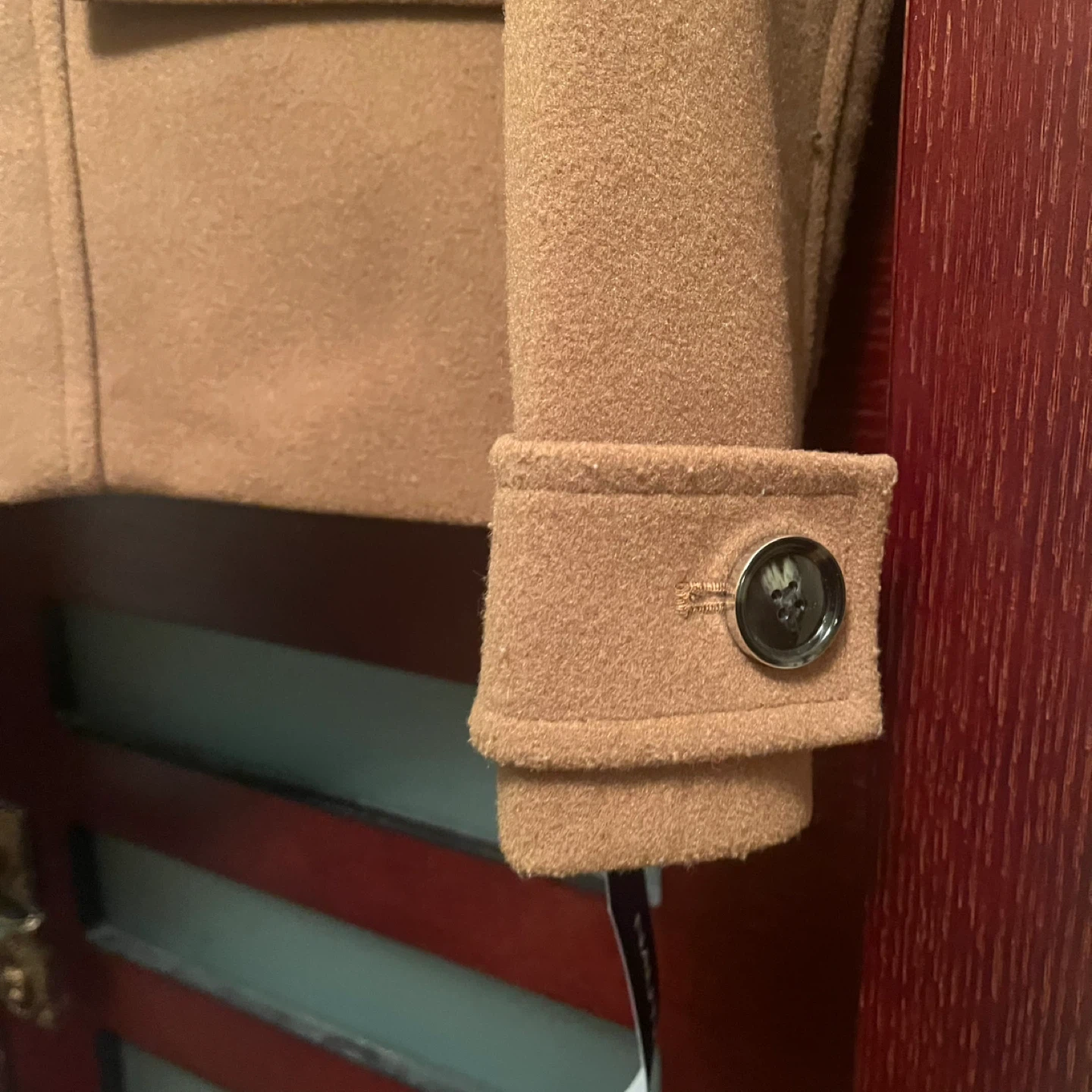 Nautica Women's Camel Peacoat Size L - photo 5