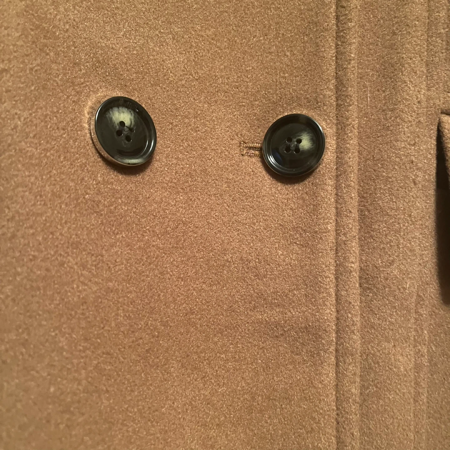 Nautica Women's Camel Peacoat Size L - photo 2