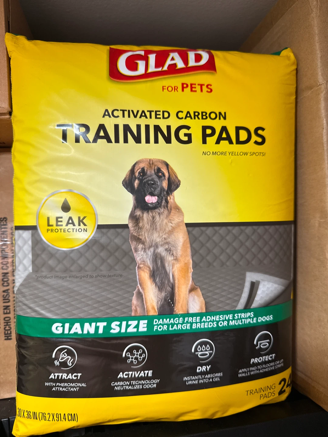 Glad for Pets Activated Carbon Training Pads - Giant Size