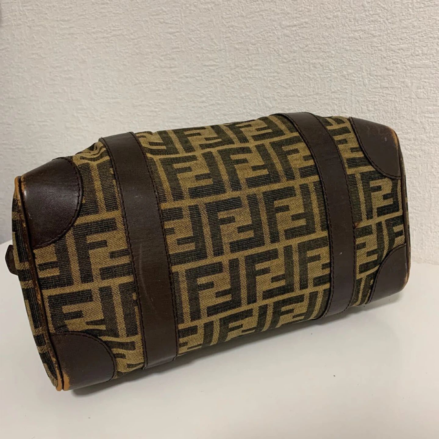Fendi Zucca Pattern Boston vintage Bag - photo 4