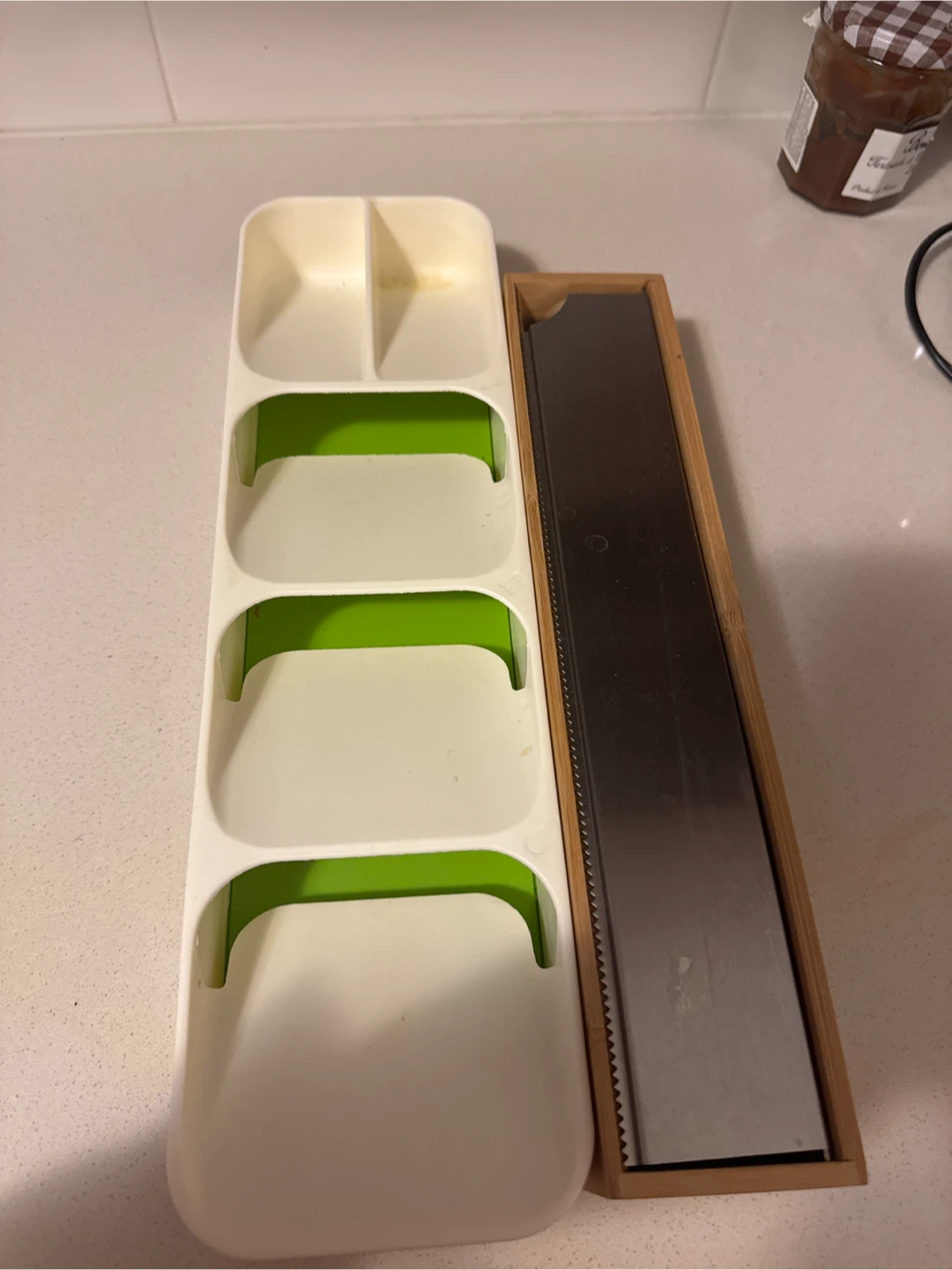 Cutlery Organizer and foil cutter
