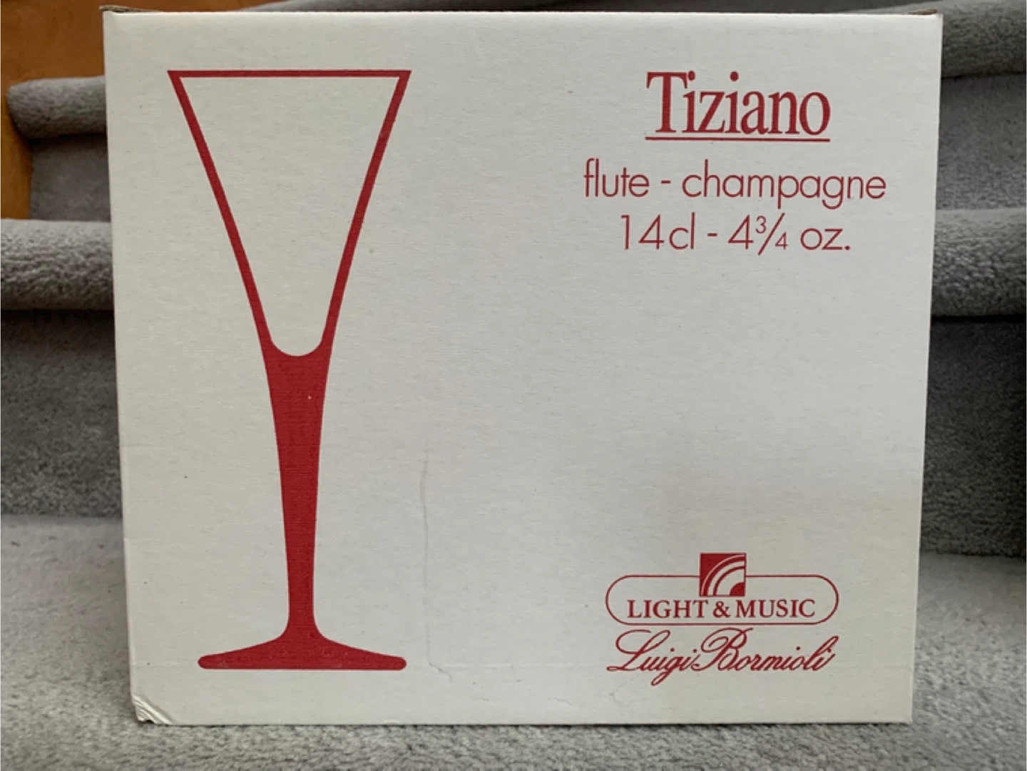 Luigi Bormioli Tiziano Champagne Flutes (6-Pack)