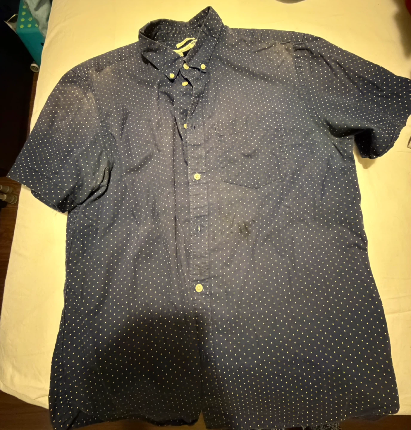 Bundle of 5 Men's Short Sleeve Polos & Button-Down Shirts - photo 4