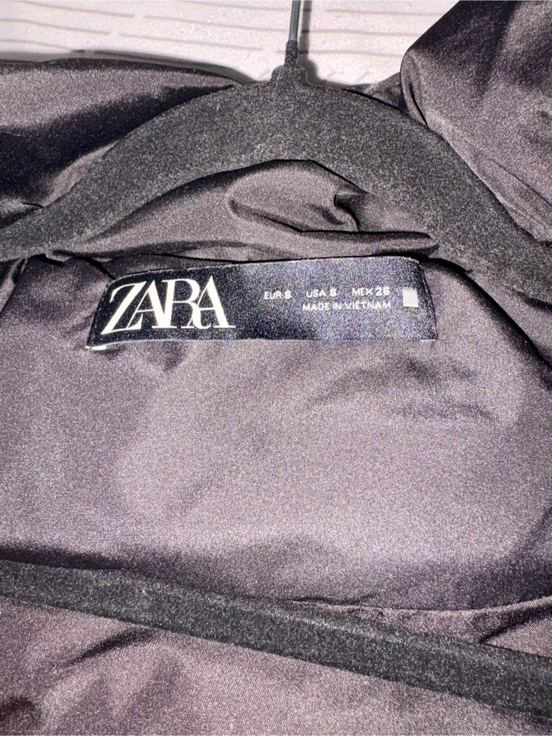 Zara Puffer Vest - Black - Size S - photo 2