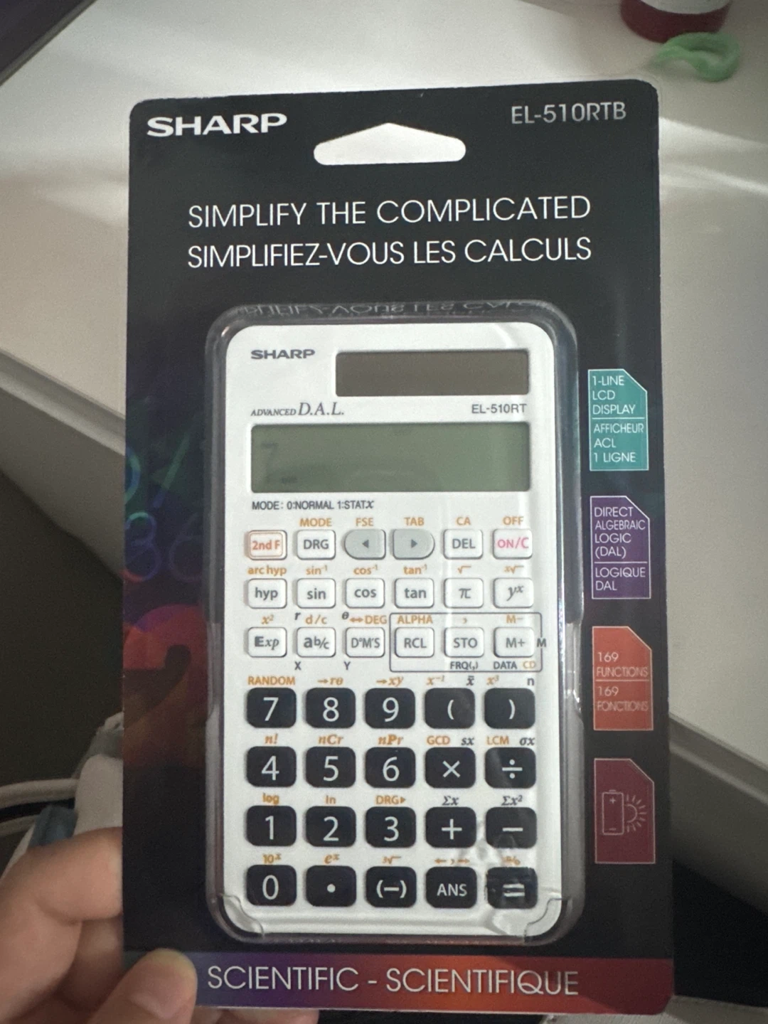 Sharp EL-510RTB Scientific Calculator