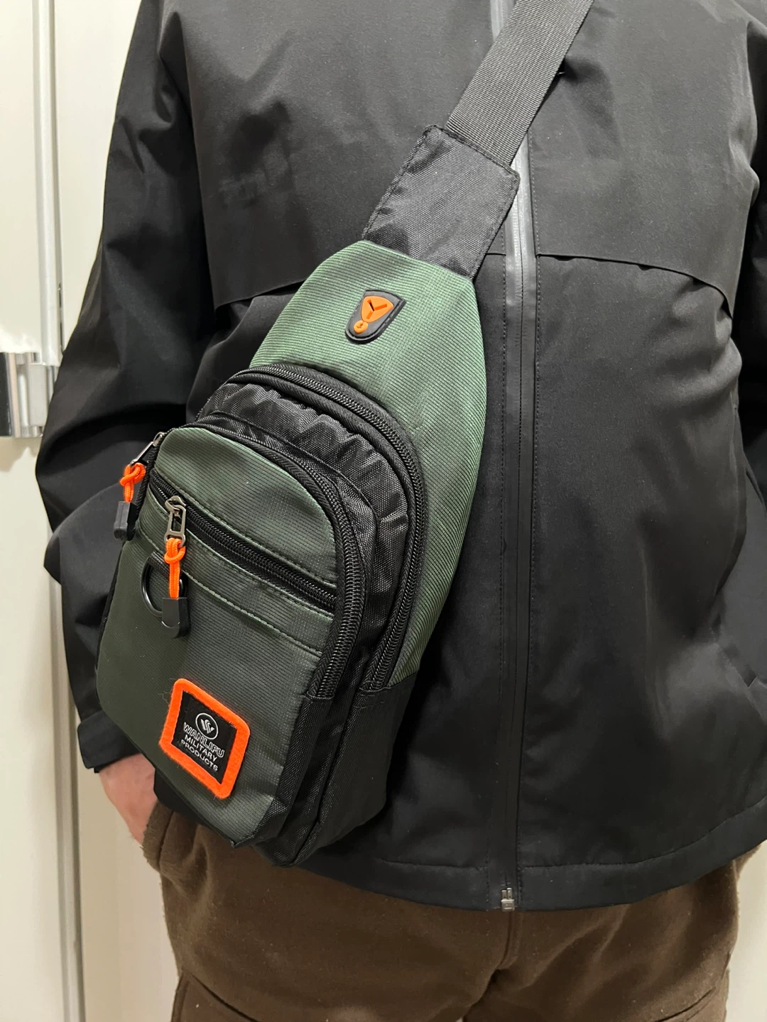 WANLIFEU Military Products Sling Bag - Green - photo 3
