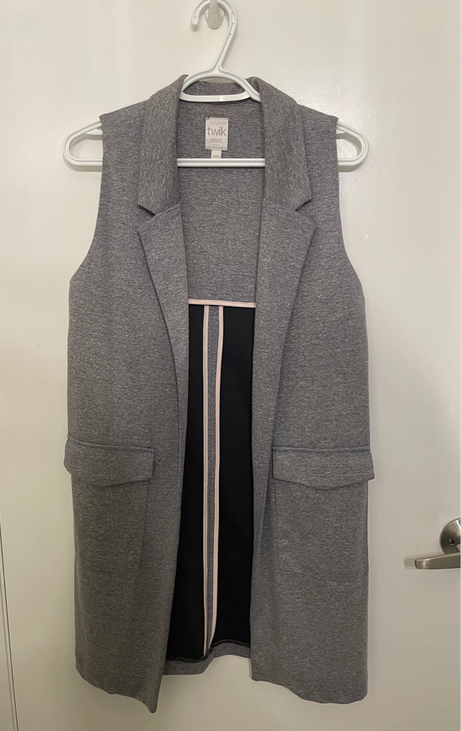 Simons Grey Sleeveless Blazer
