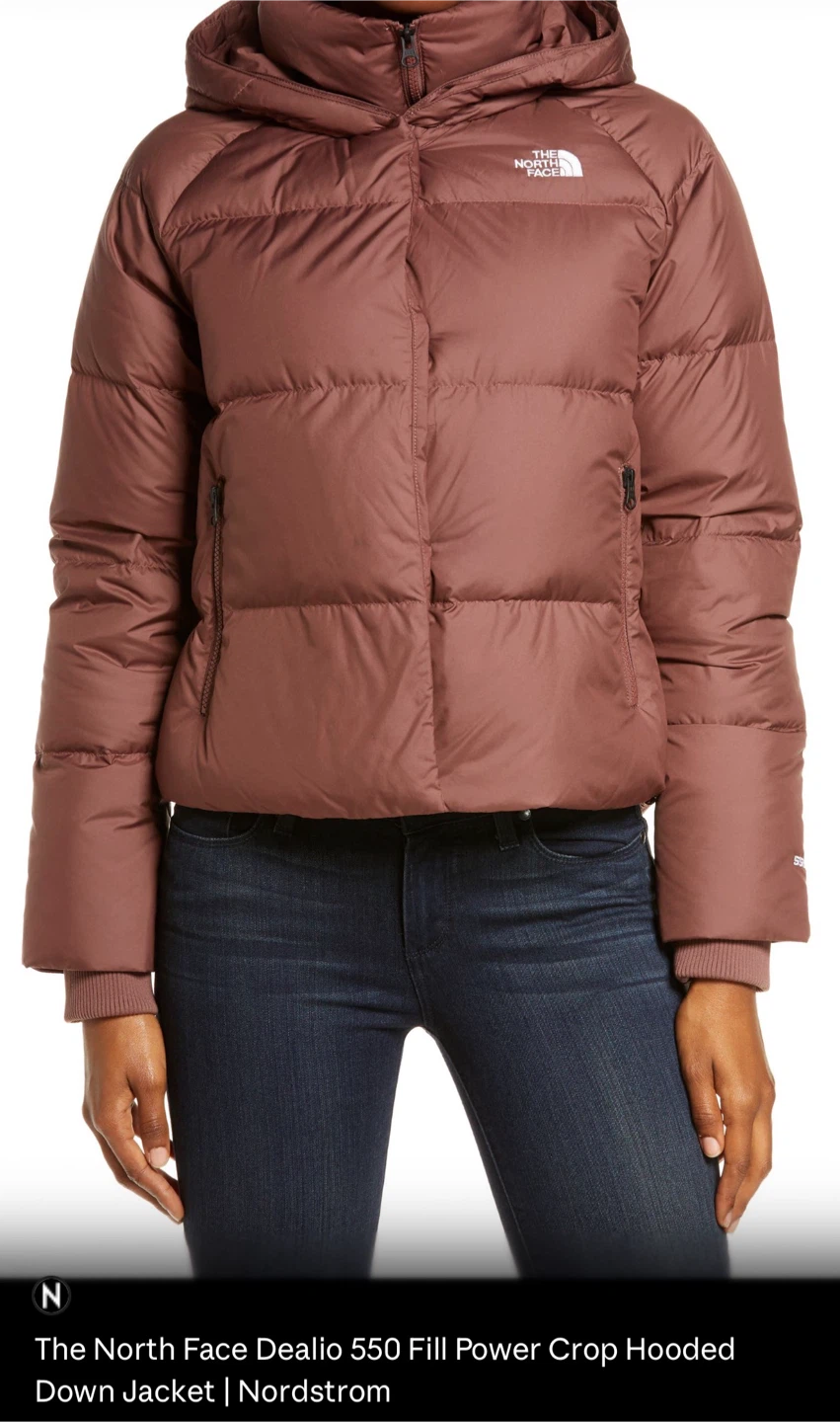 The North Face Dealio 550 Fill Power Crop Hooded Down Jacket - photo 2