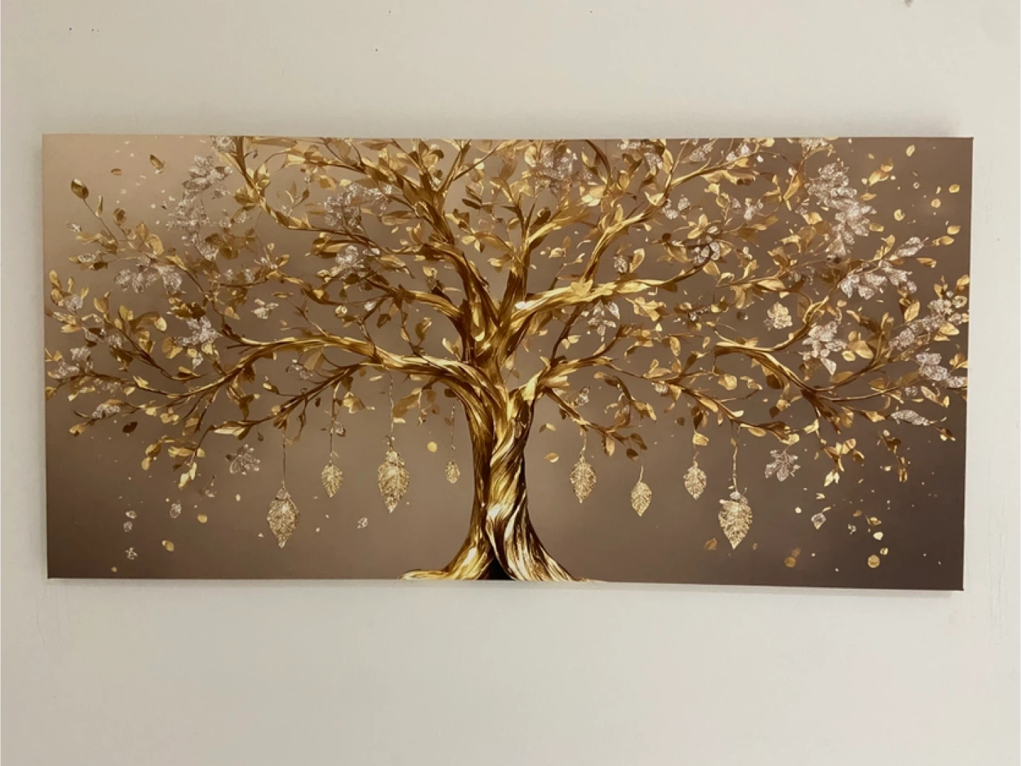 Canvas Wall Art - Feathers and Tree of Life
